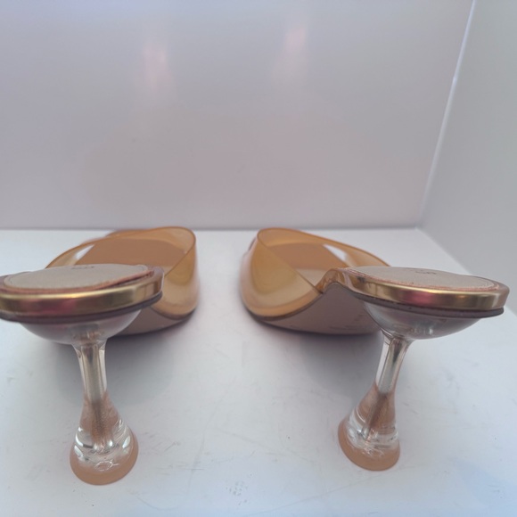 Giani Bini, size 12, gold dust clear heel. - Picture 6 of 8